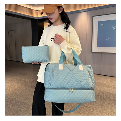 Large Capacity Travel Bags Luggage Organizer Bag Handbag Waterproof Portable Foldable Travel Clothes Storage Bag Shoulder Bags