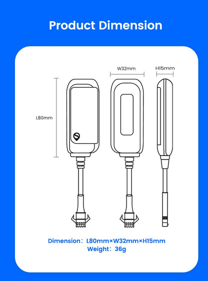 Car Anti-theft Vehiculo Devices  With Real Time Online  for Fleet