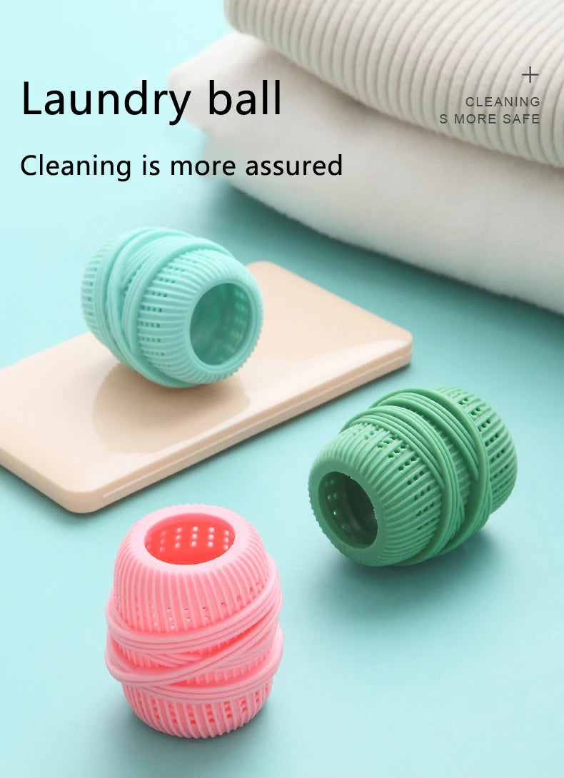 Reusable Clothes and Hair Cleaning Tool, Pet Hair Remover, Washing Machine Cat Hair Catcher, Laundry Ball, Silicone