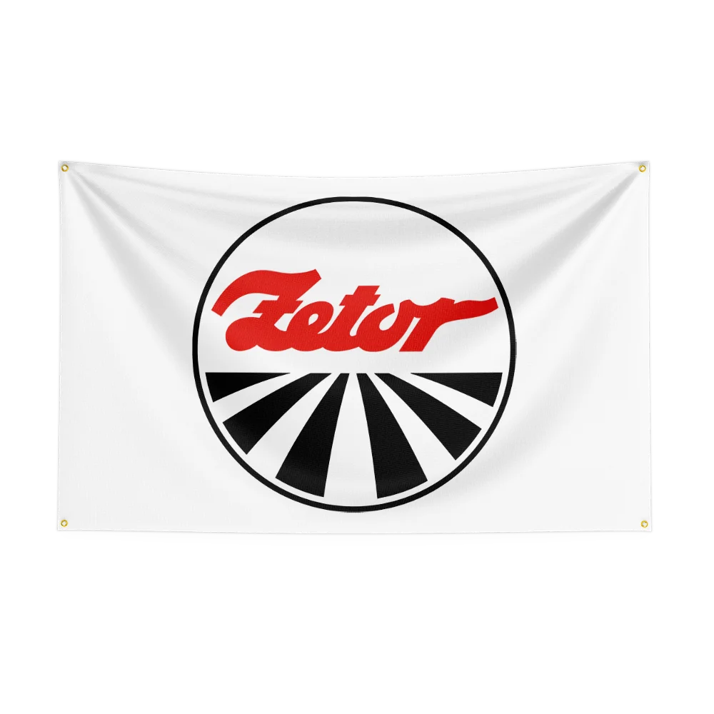 90x150CM TRACTORS-Z-ZETORs a.s. Agriculture Flag Polyester Printed Excavator Banner For Decor