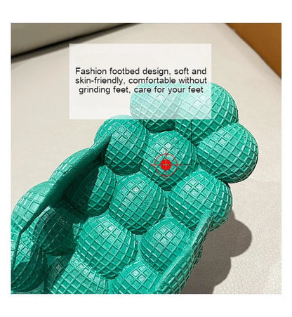 Flip-flops female summer wear ins fashion Korean version of all kinds of home indoor non-slip can wear flat slippers