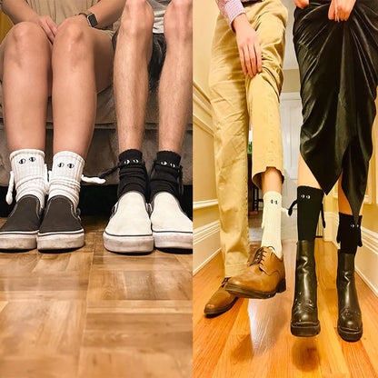 Magnetic Hand Holding Socks Dopamine Colors SocksFunny Men For Women Novelty Friendship Couples Bestie Gift Boyfriend Girlfriend