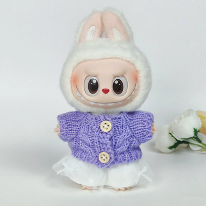 Labubu 3.0 Big in Energy Series – Labubu Bear Sweater & Flanged Hat Set – Combining Fashion and Cuteness – Labubu Outfit