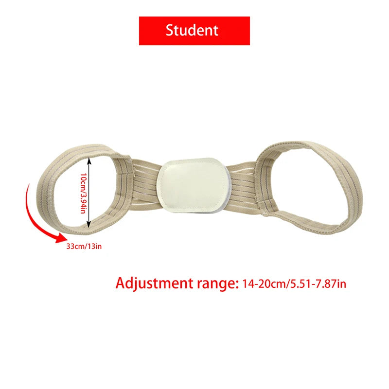 Nude Adjustable Back Posture Corrector For Adult Children Clavicle Back Support Correction Back Straight Shoulders Brace Strap