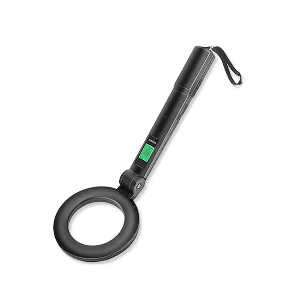 High Sensitivity Foldable Metal Detector Handheld 360 Degree Handheld Metal Scanner LCD Display Precise Location Metal Finder