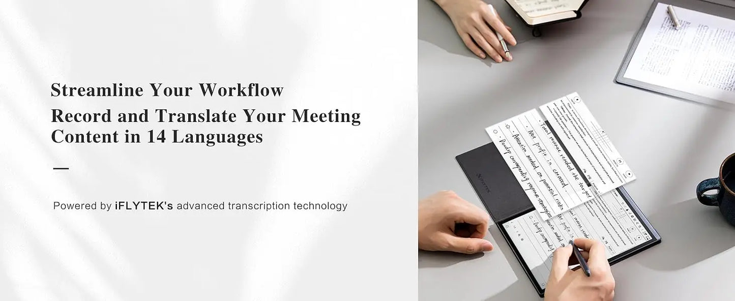 iFLYTEK AINOTE Air 2 E Ink Tablet for Paper Tablet 8.2" Note Taking E Paper Tablet for Adults Premium