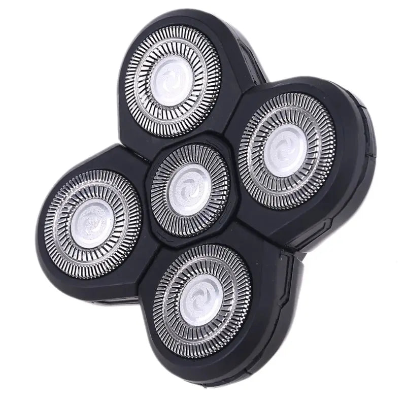 Replacement for Head Shavers 5 Heads Beard Hair Replacement Easy to Clean Electric Shaver Fit Your Face and for Dropship