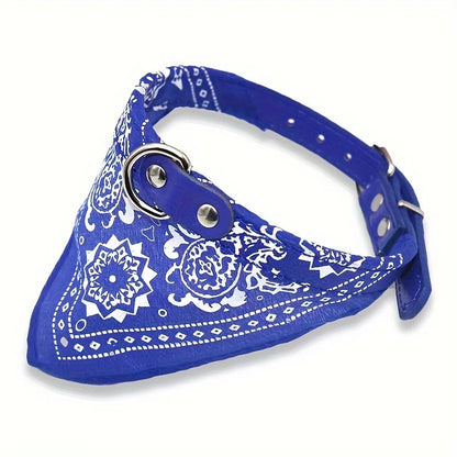 Pet Ethnic Style Soft Pet Dog Collar Adjustable Pet Cat Scarf Collars Neckerchief Pet Accessories