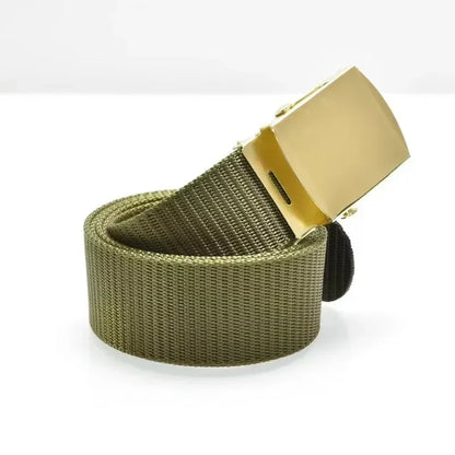 Men Belt Army Outdoor Hunting Tactical Belt Belt Versatile Nylon Canvas Pant Belt Casual Belt for Men for Nylon Male Luxury Belt