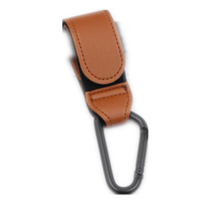 Leather Baby Bag Stroller Hook Pram Rotate 1/2pcs 360 Degree Rotatable Cart Organizer Pram Hook Stroller Accessories