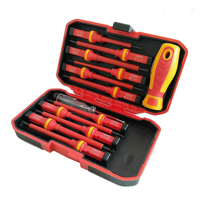 Electrician Repair Tools Kit 13pcs 1000V Changeable Insulated Screwdrivers Set