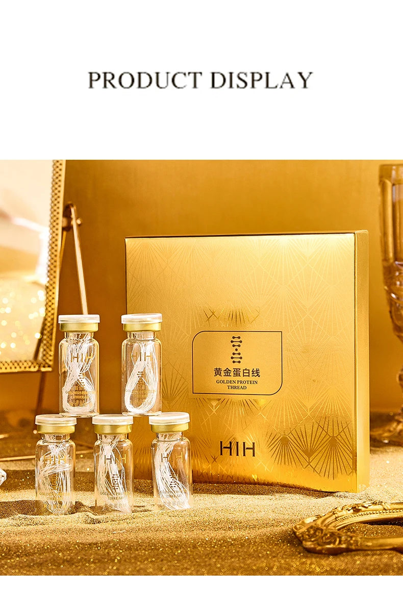 Korea 24k Care Serum Active Collagen Silk Care Lifting Firming Set Hyaluronan Silk Line Moisturizing Essence Firming Skin Care