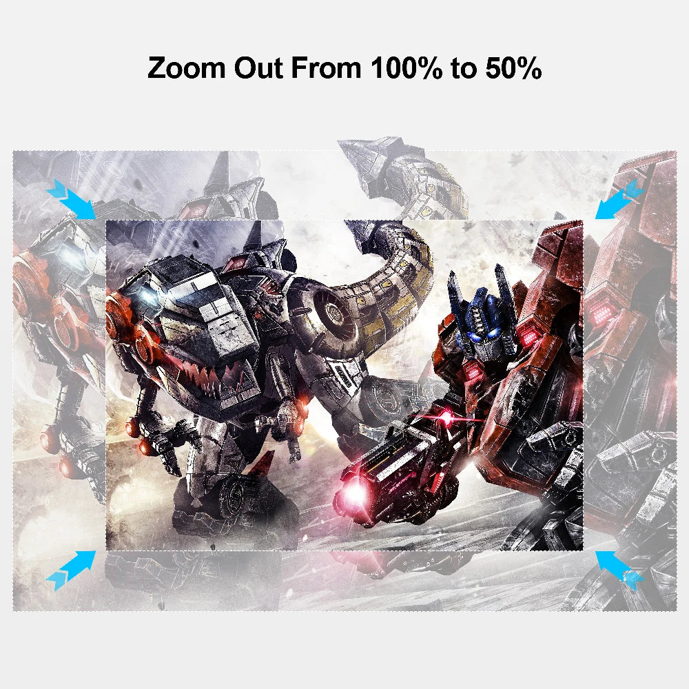 Beam Projector 4k Video Portable Android Bluetooth5.0 Speaker wifi6 Smart Home Theater tv Smartphone Native 720P Low Noice HA109