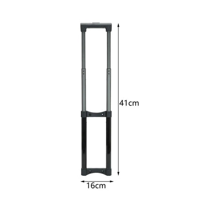 Replacement Travel Suitcase Telescopic Handle Black Traveling Accessories Sturdy Stylish Metal Pull Rod Stretchable 32inch Long