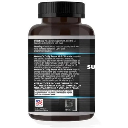 Women's Daily Super Multivitamin - 60 Capsules
