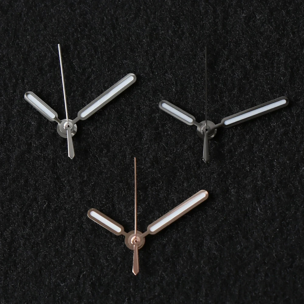 9.5*14*14.5mm NH35 Watch Hand Set for Seiko Nautilus NH35 Movement Watch Needle Hands Green Lume Silver Gold Accessories