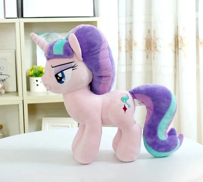 Cartoon Starlight Glimmer Horse Plush Doll Stuffed Toys 25-30CM