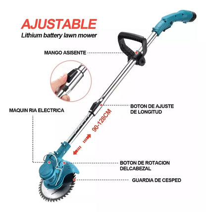 2025 new household garden electric lawn mower, lawn trimmer, automatic release rechargeable garden lawn trimmer