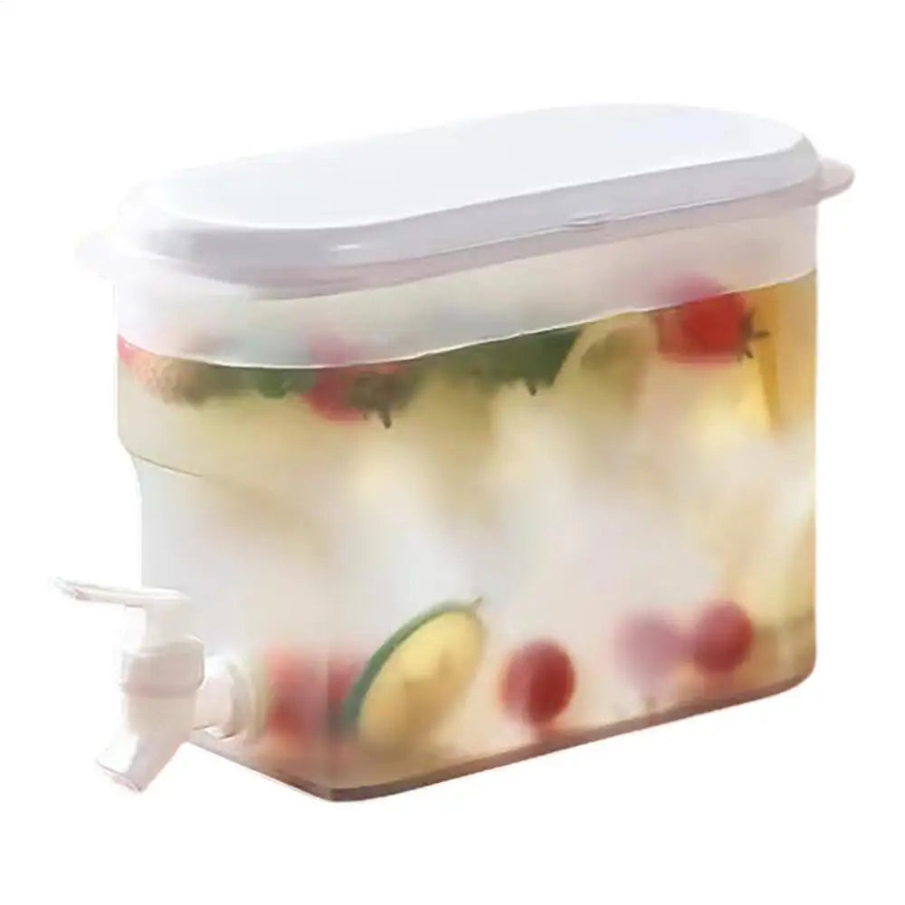 Fridge Drink Dispenser 3.5L/5L Large Capacity Cold Water Kettle with Faucet  Iced Beverage Dispenser Refrigerator With  faucet