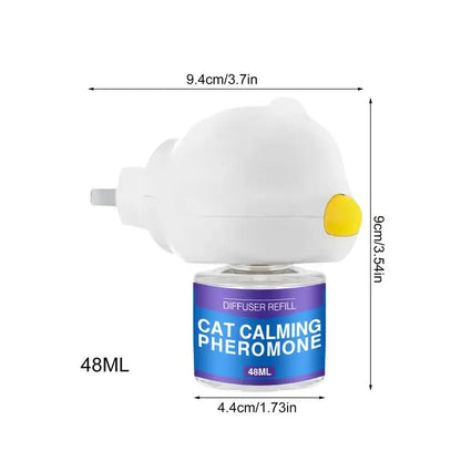 Pet Pheromones Calming Diffuser 30-Day Refill Calming Spray for Cat Dog Calm Relaxing Pets Pheromone Plug-In Relaxants Start Kit