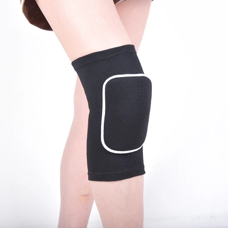 Sports Compression Knee Pads Elastic Knee Protector Thickened Sponge Knee Brace Support For Dancing Workout Training Yoga