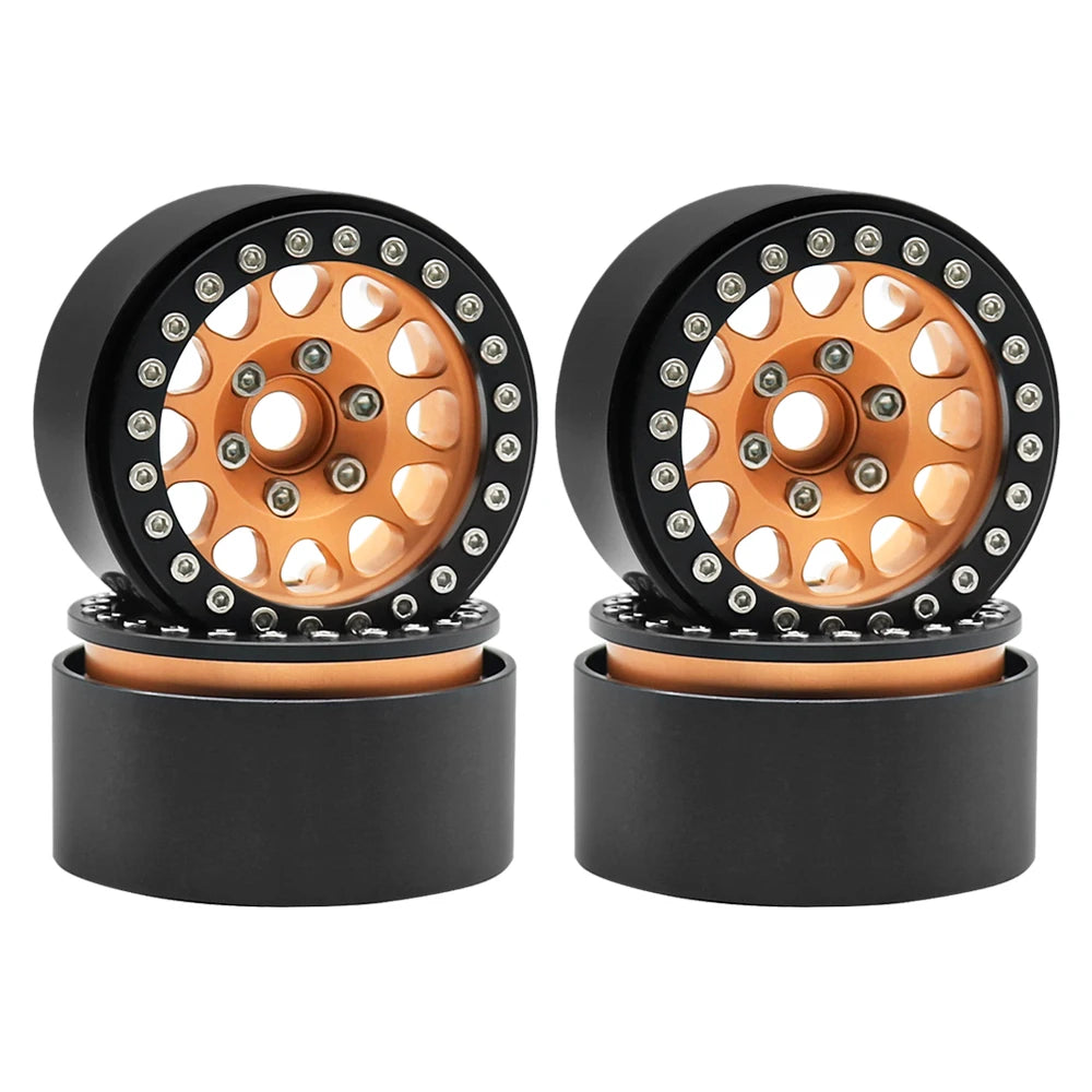 Metal 1.9 Beadlock Wheel Rim Hub for 1/10 Hsp Redcat Rc4wd WRAITH Tamiya Axial SCX10 D90 HPI RC Car Spare Part