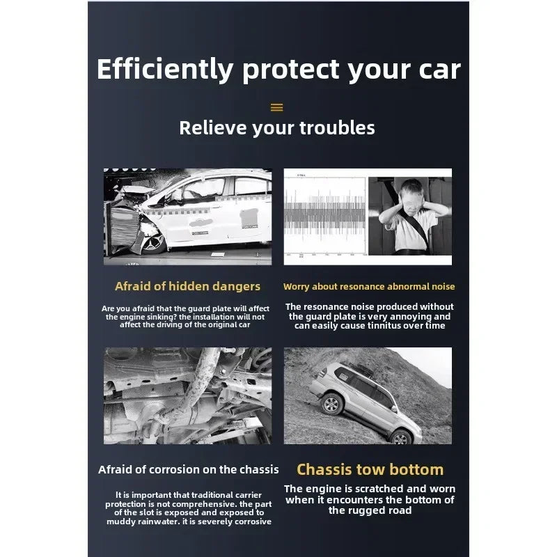 Vehicle - Specific Splash - Proof Durable Sturdy Engine Undercover And Lower Mudguard For Volkswagen TAVENDOR 2019-2024