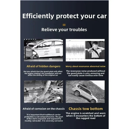 Vehicle - Specific Splash - Proof Durable Sturdy Engine Undercover And Lower Mudguard For Volkswagen TAVENDOR 2019-2024