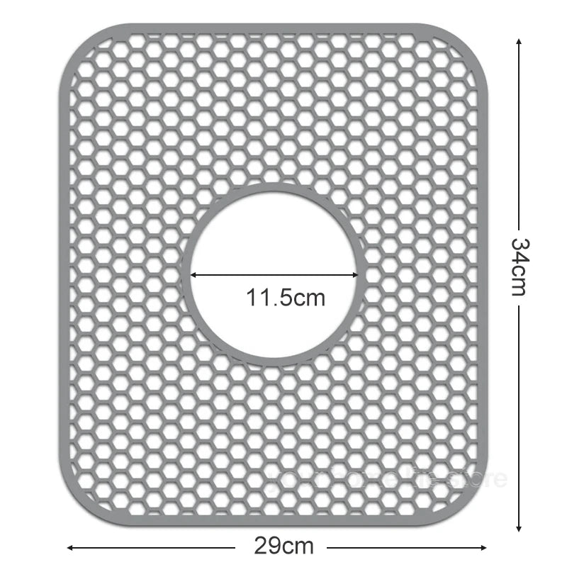 Sink Protectors for Kitchen Sink,Sink Mat,Grid Silicone Kitchen Sink Mat for Bottom of Stainless Steel Sink,Heat resistant mat