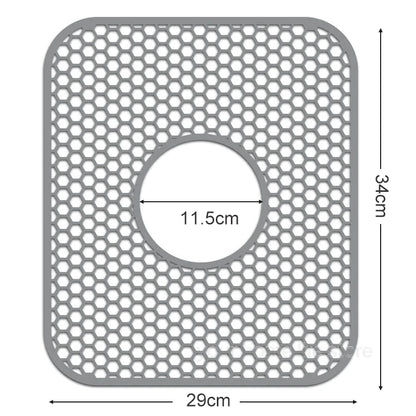 Sink Protectors for Kitchen Sink,Sink Mat,Grid Silicone Kitchen Sink Mat for Bottom of Stainless Steel Sink,Heat resistant mat