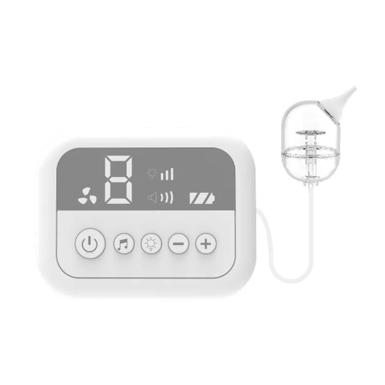 Baby Nasal Aspirator Electric Nose Cleaner with Built-In Music & Night Light Rechargeable Nose Booger Sucker for Infants Babies