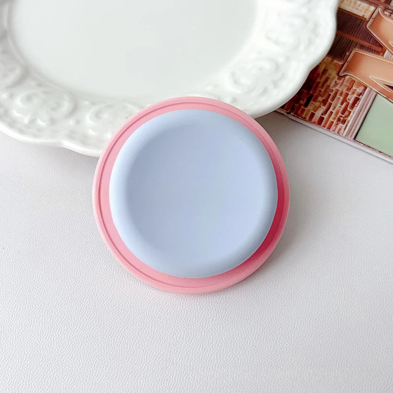 Magnetic Phone Grip Tok Folding Phone Stand Desktop Magsafe Phone Socket Solid Color Bracket INS Phone Holder