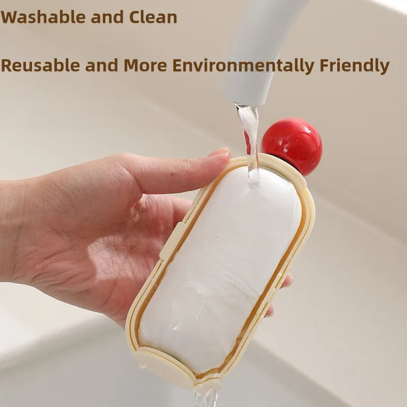 Washable Reusable Lint Roller Extra Sticky Portable Hair Remover Dust Collector Brush For Clothes Pet Hair Car Seats Cleaning