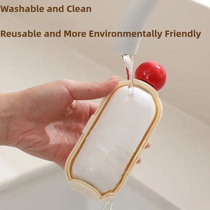 Washable Reusable Lint Roller Extra Sticky Portable Hair Remover Dust Collector Brush For Clothes Pet Hair Car Seats Cleaning