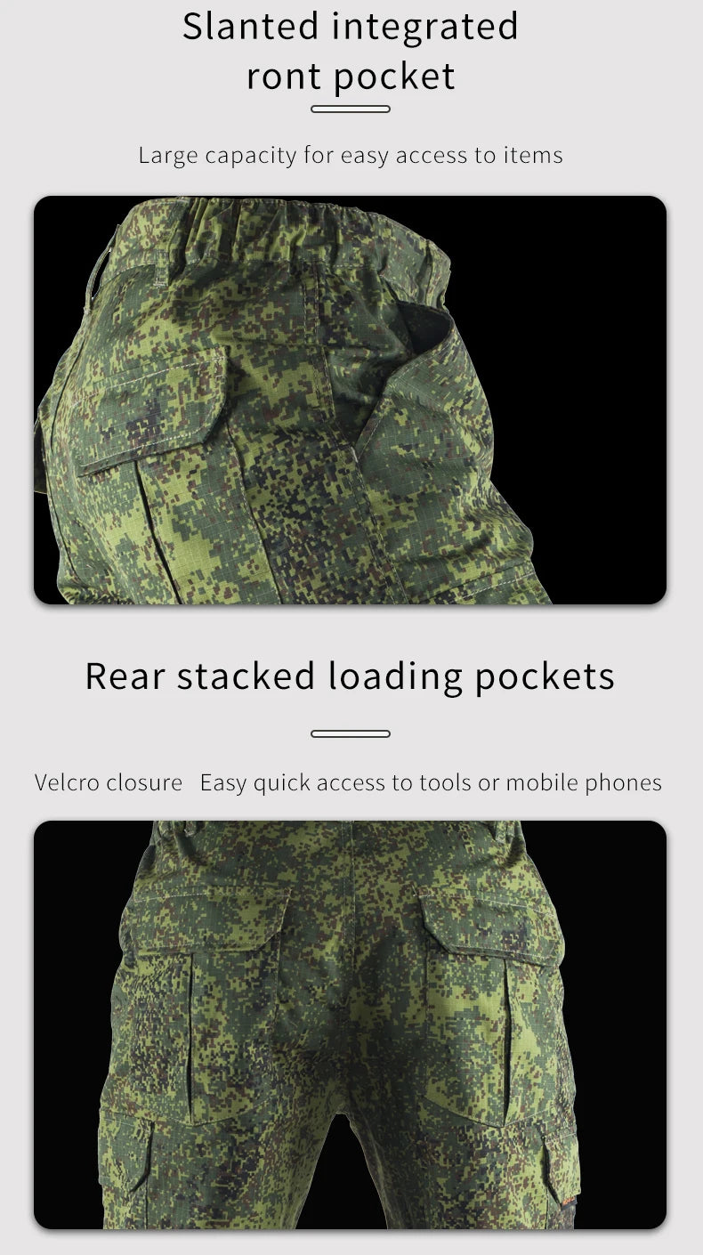 Mege Tactical Cargo Pants Joggers Outdoor Ripstop Working Hiking Hunting Trousers Men's Streetwear