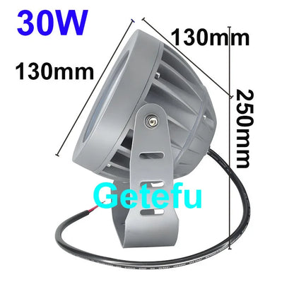 LED Lawn Light 30W/10W Wall Washer Waterproof Floodlights Narrow Beam Spot Lamp Outdoor Landscape Lighting 100-240V  DC12V 24V