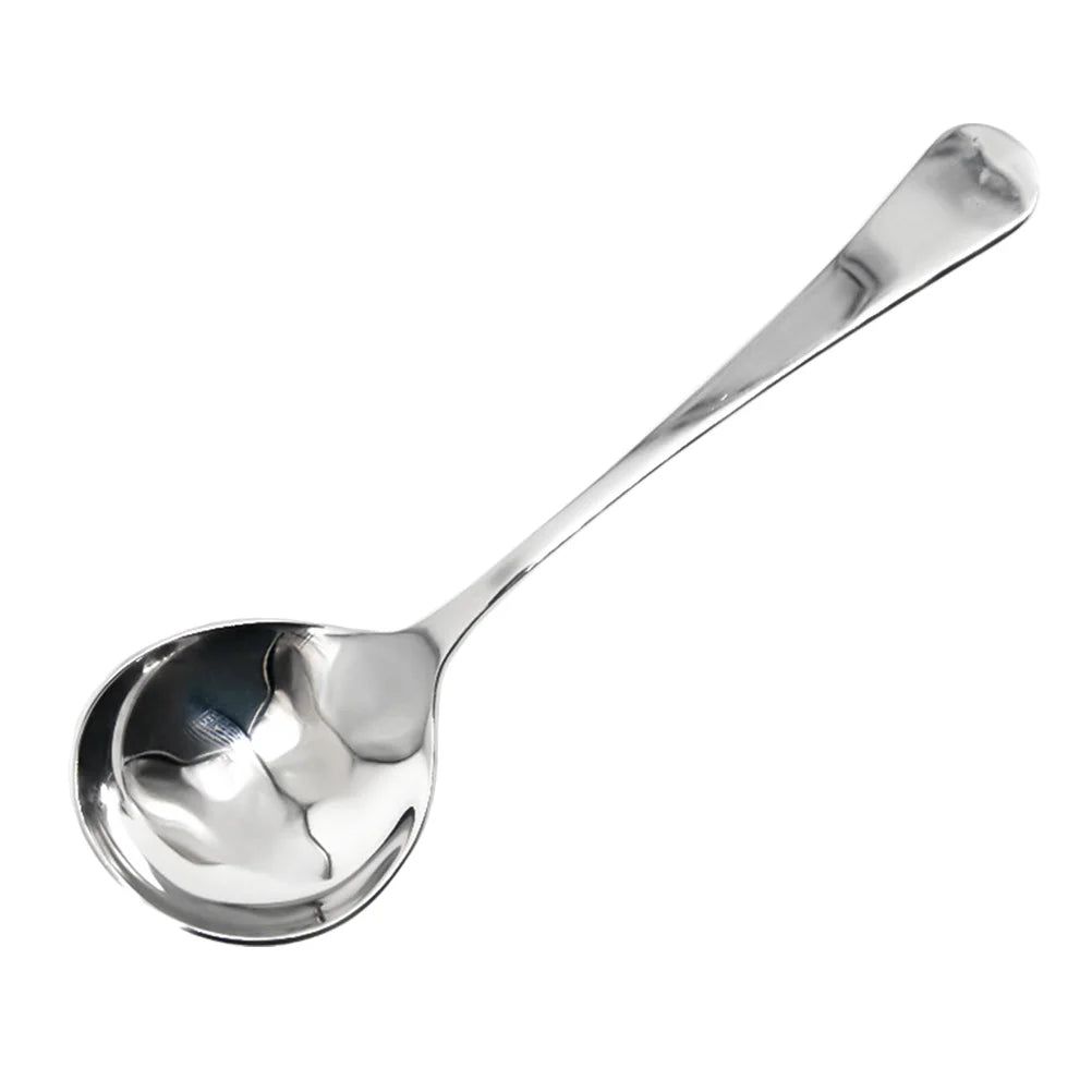 Stainless Tasting Spoon Long Handle Cupping Spoons Dessert Spoon Coffee Stirring Spoon Tea Cup Spoon Food Spoon