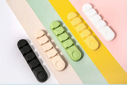 MOHAMM 1 Piece Cute Cable Organizers Holder Clips for Desktop Cord Organizers Management Office Home