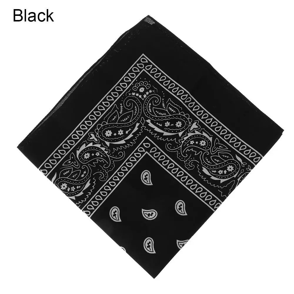 Sports Supplies Handkerchief Neck Scarf Printed Square Scarves Paisley Bandana Hair Band Wristband