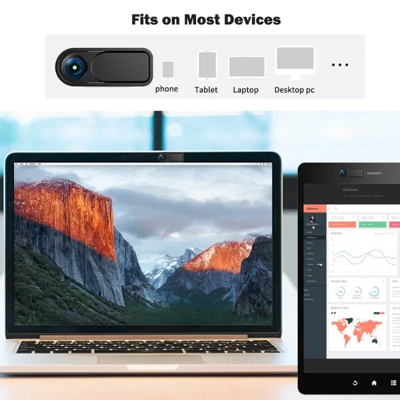 1-20PCS Webcam Camera Covers Privacy Sticker Anti-Peeping Protector Shutter Webcam Camera Lens Cover for Laptop IPad PC Macbook