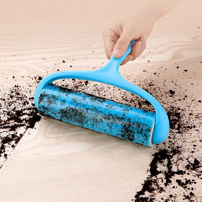 Cloth Sticking Roller Reusable Silicone Dust Removal Drum for Cleaning Hair and Debris on Clothes Carpets Sofas and Beds