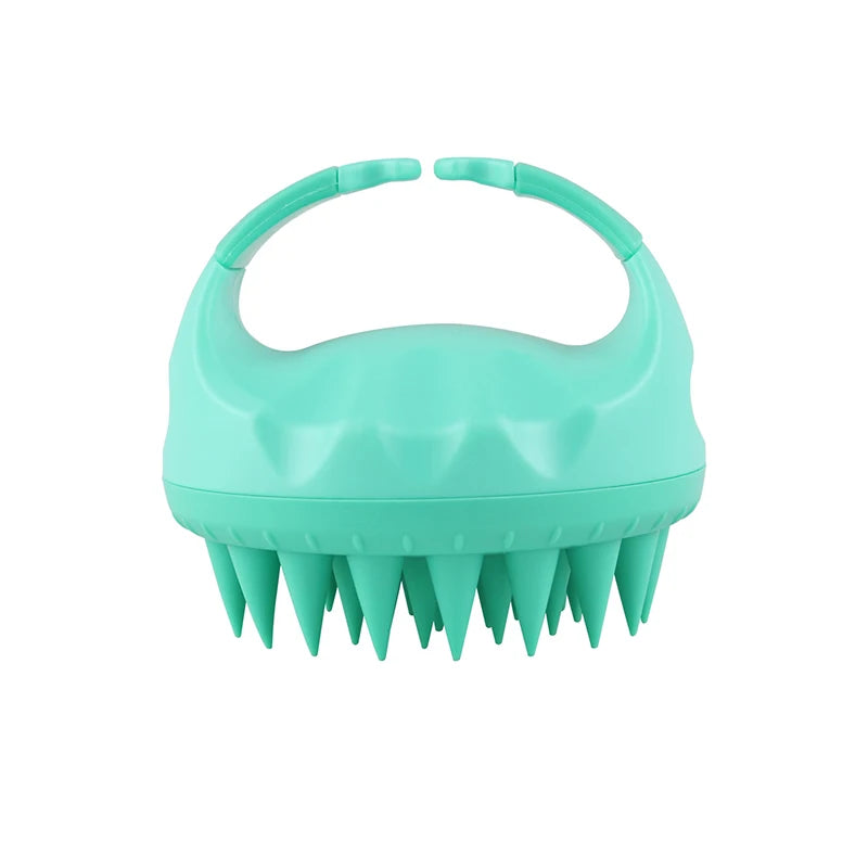 Scalp Massage Shampoo Brush for Hair Care Silicone Bath Brush Shampoo Shower Hair Comb Bath Ball Sponge Body Wash Bathroom Tool