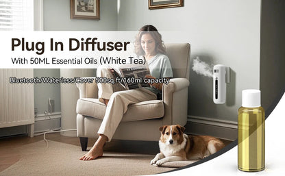 Smart Essential Oil Diffuser Home Plug In Diffuser With LED Screen Visual Intelligent Control with Timer for Home Office Hotel