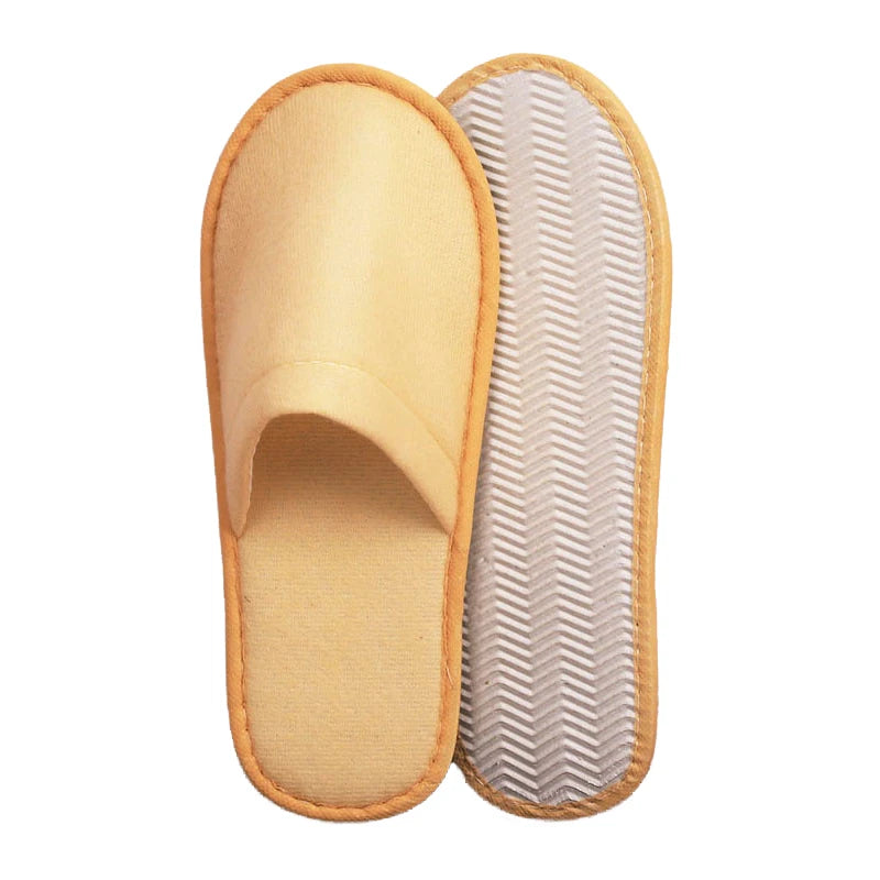 Home Loafer Shoes Hotel Slippers Unisex Women Men Wedding Shoes Guest Slippers Slippers Flip Flop Non-slip Soild Color