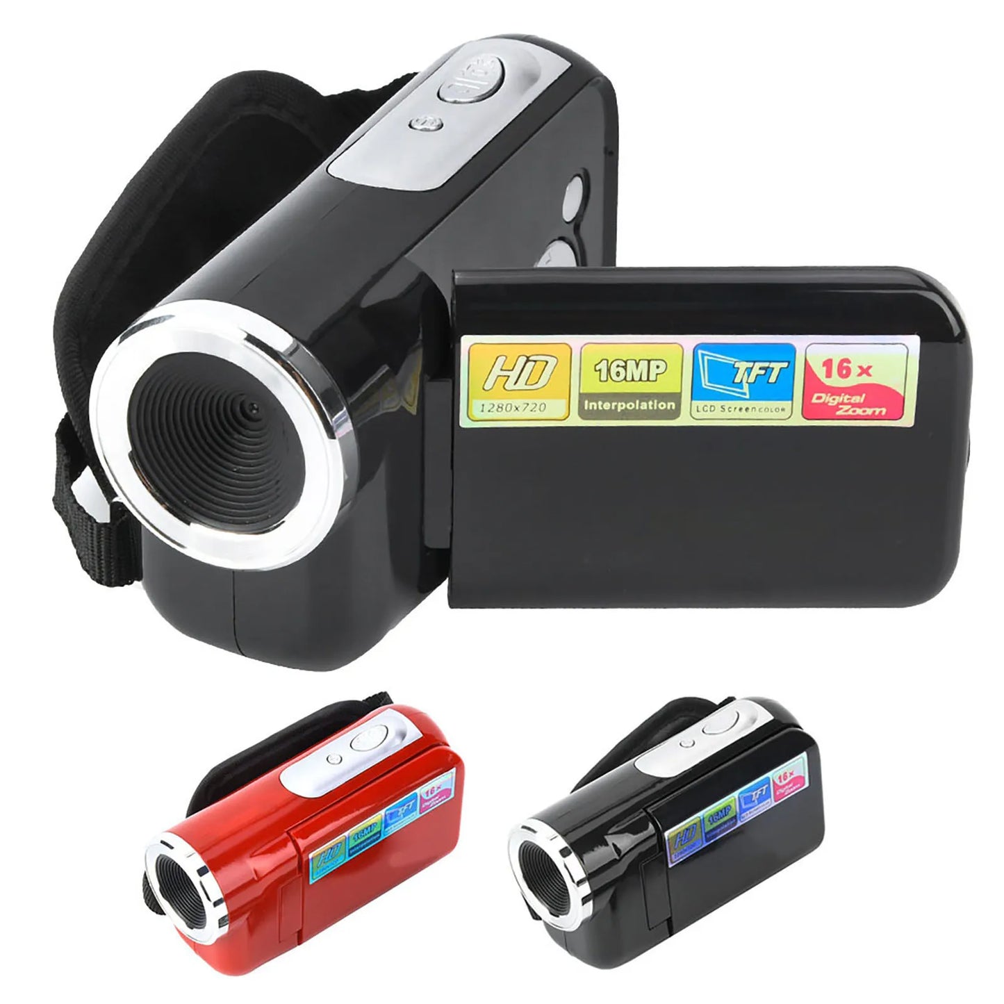 Digital Video Camera  Camcorder Recorder  Portable Children Kids HD Digital Video Camera Camcorder with  LCD Sceen