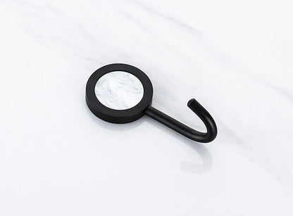 Gold Robe Hook Space Aluminum Wall Mounted Adhesive Hat Key Hooks Coat Towel Holder Home Decor For Kitchen Bathroom Hardware