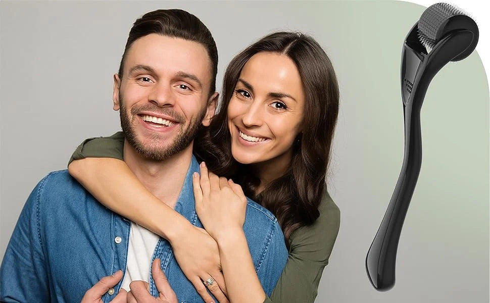 540 Needles for Facial Body Hair Growth Derma Roller for Skin Beard 0.2mm 0.25mm 0.3mm Needle Micro Face Roll Tool