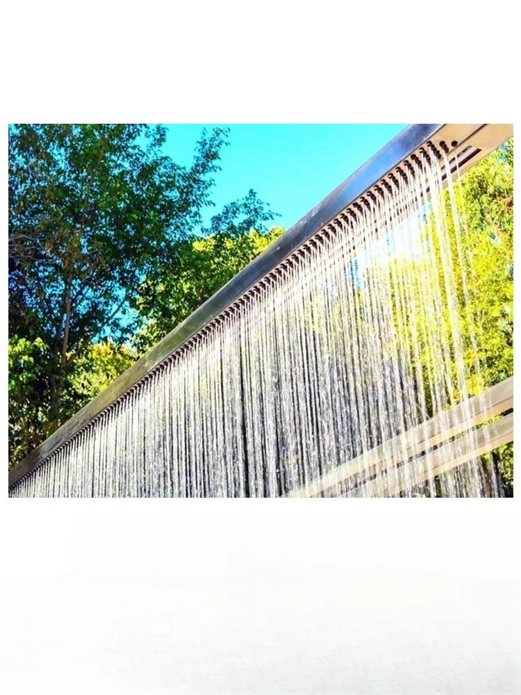 304 Water Curtain Flowing Water Wall Water Screen Water Curtain Wall Rain Curtain Curtain Water Feature Fountain Waterfall