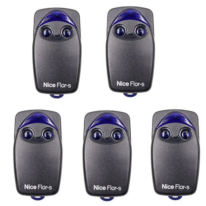 5 pcs/lot Nice Remote Control Transmitter Replace Original Flor Flor-S Flo2R Inti 433.92Mhz Gate Garage Remote Control