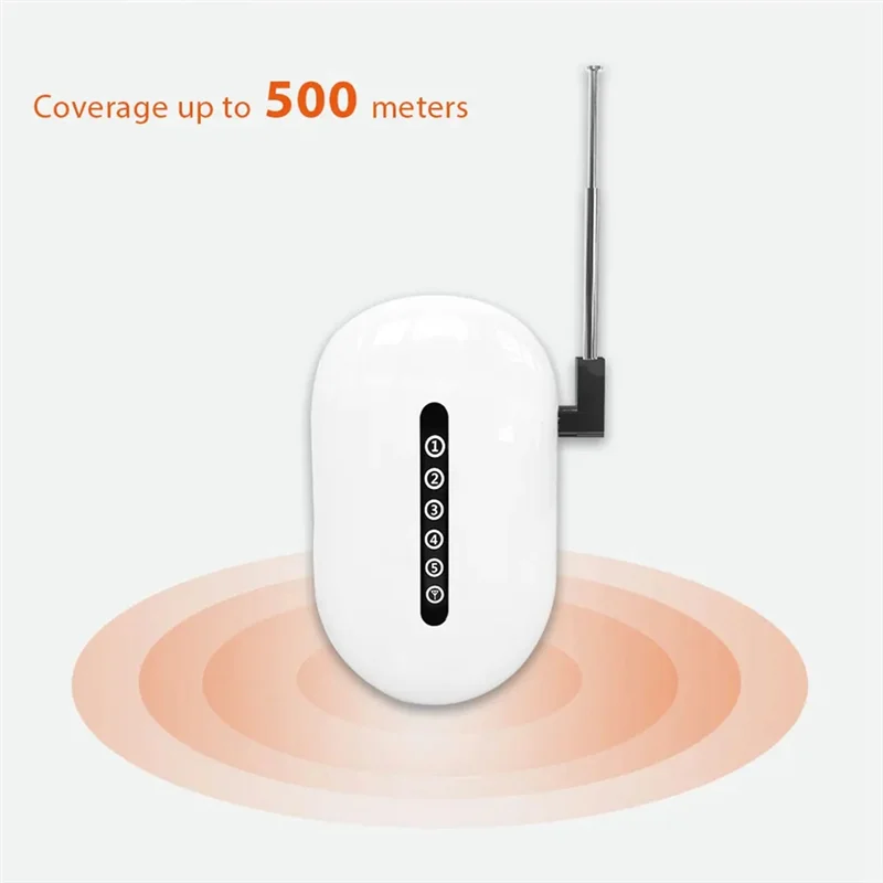 Signal Repeater Wireless Extender 433Mhz Long Range Booster Barrier-Free Through Walls For Home Alarm Security
